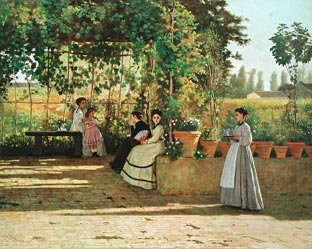 Silvestro Lega, "Il Pergolato"