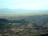 Il Valdarno dal Monte Serra